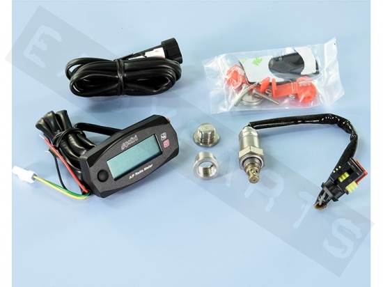 bewijs Schoolonderwijs nul Mini LCD air/ fuel ratio meter POLINI Ø12x1,25 - Odometers - EasyParts.com  - Order scooter parts, moped parts and accessories