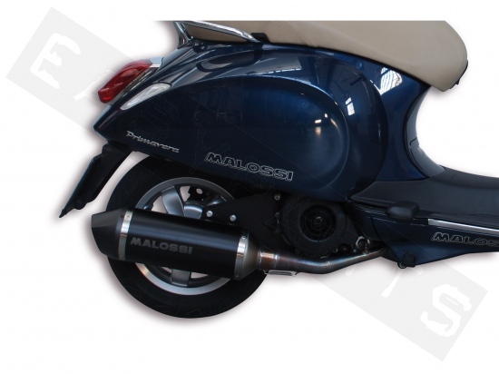 notificación corazón malta Exhaust MALOSSI RX Black Vespa Primavera 125i 3V E3 2014-2016 - Exhausts -  EasyParts.com - Order scooter parts, moped parts and accessories