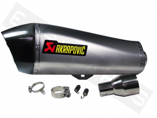 Vernietigen Sta op methaan Muffler AKRAPOVIC Slip-On Piaggio-Master 400-500 I.E E3 <-2016 - Exhausts -  EasyParts.com - Order scooter parts, moped parts and accessories